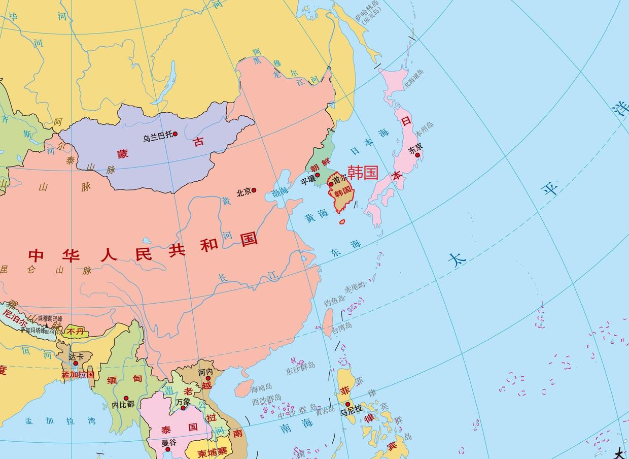 韩国人口密度_位于亚洲东亚朝鲜半岛的&ldquo;韩国&rdquo;,算不算是一个世界大国